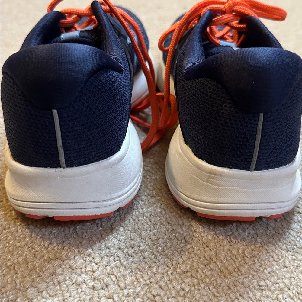 Brooks Size 6.5 womens sneakers tennis shoes Range 2 Neutral Cushion orange blue - Picture 12 of 14